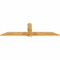Ekena Millwork Eugene Rough Sawn Timber Gable Bracket, Western Red Cedar, 84"W x 24"H x 2"D x 6"F, 7/12 Pitch GBW084X24X0206EUG00RWR - alternate 2